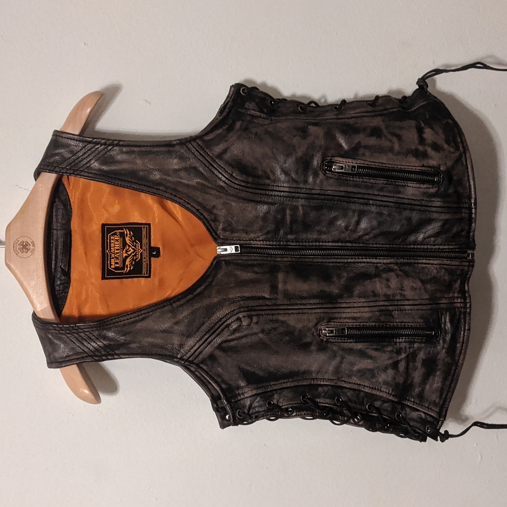 Women's Milwaukee Leather vintage vest